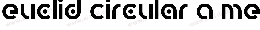 Euclid Circular A Me字体转换